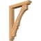 Ekena Millwork Balboa Slat Smooth Bracket w/ Offset Brace, Western Red Cedar, 5 1/2"W x 30"D x 42"H BKT0604X30X42BOA06SWR - alternate 1
